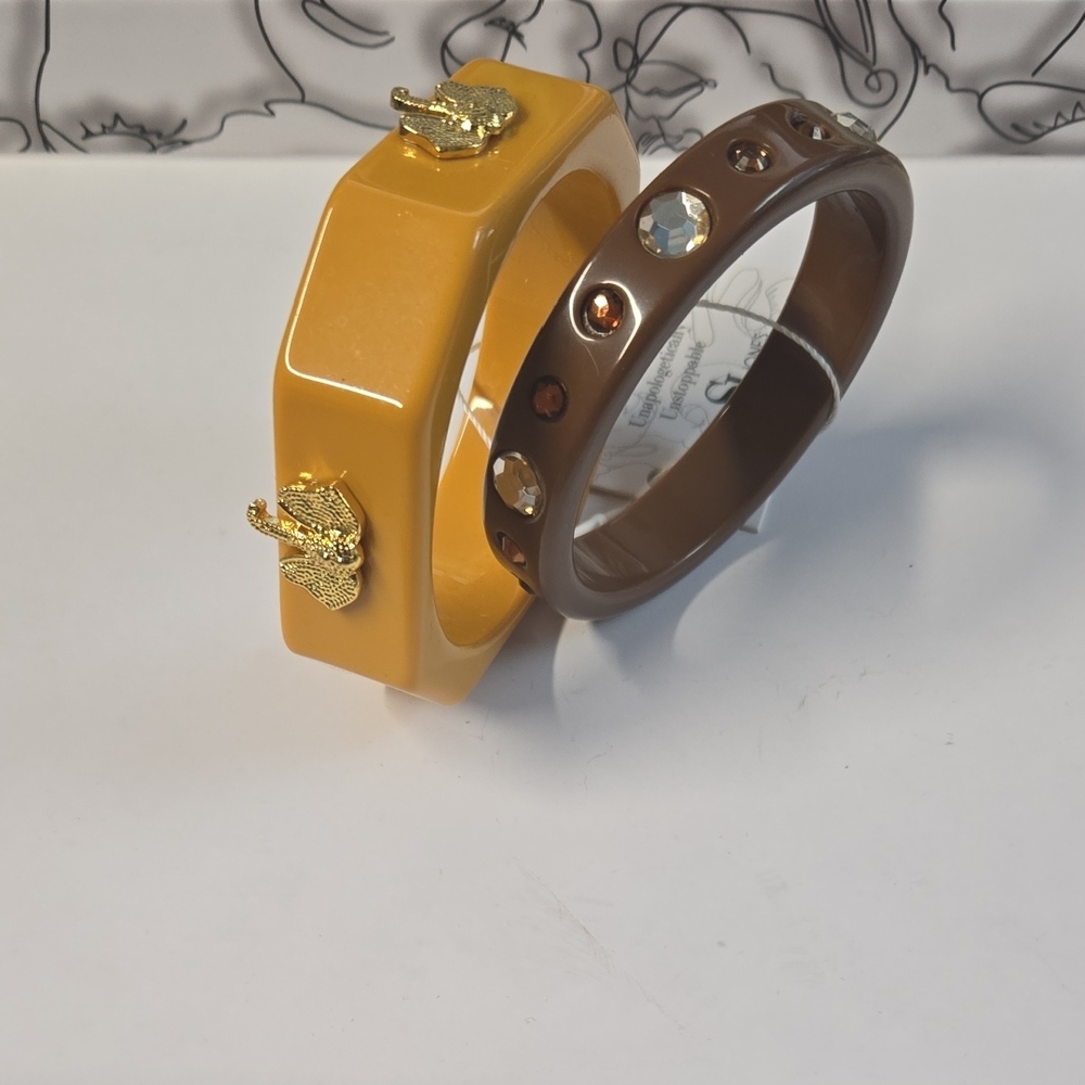 Sassy Jones Barbar Bangles Stack (Golden)